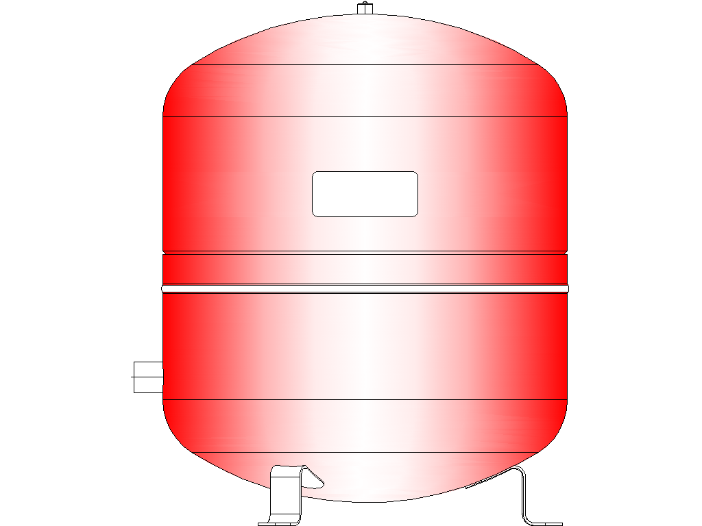 Schema impianto con vaso di espansione